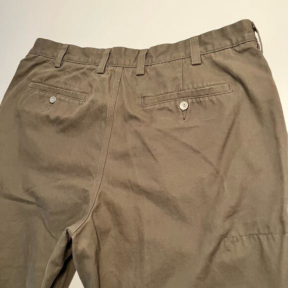 Duluth Trading Pants Size 40 x 30 Green Khaki Chino Cotton - Picture 13 of 13